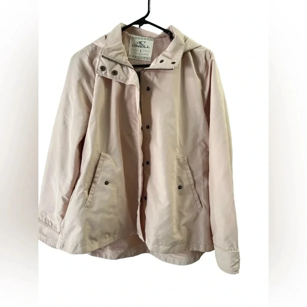 O’Neil women’s light pink hooded jacket
